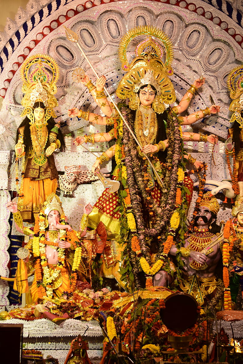 Festivity, colours, durga, festivals, goddess, hindu, india, HD phone  wallpaper | Peakpx