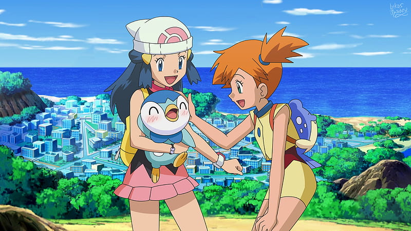 Dawn Pokémon Diamond and Pearl Ash Ketchum Iris Misty, dawn