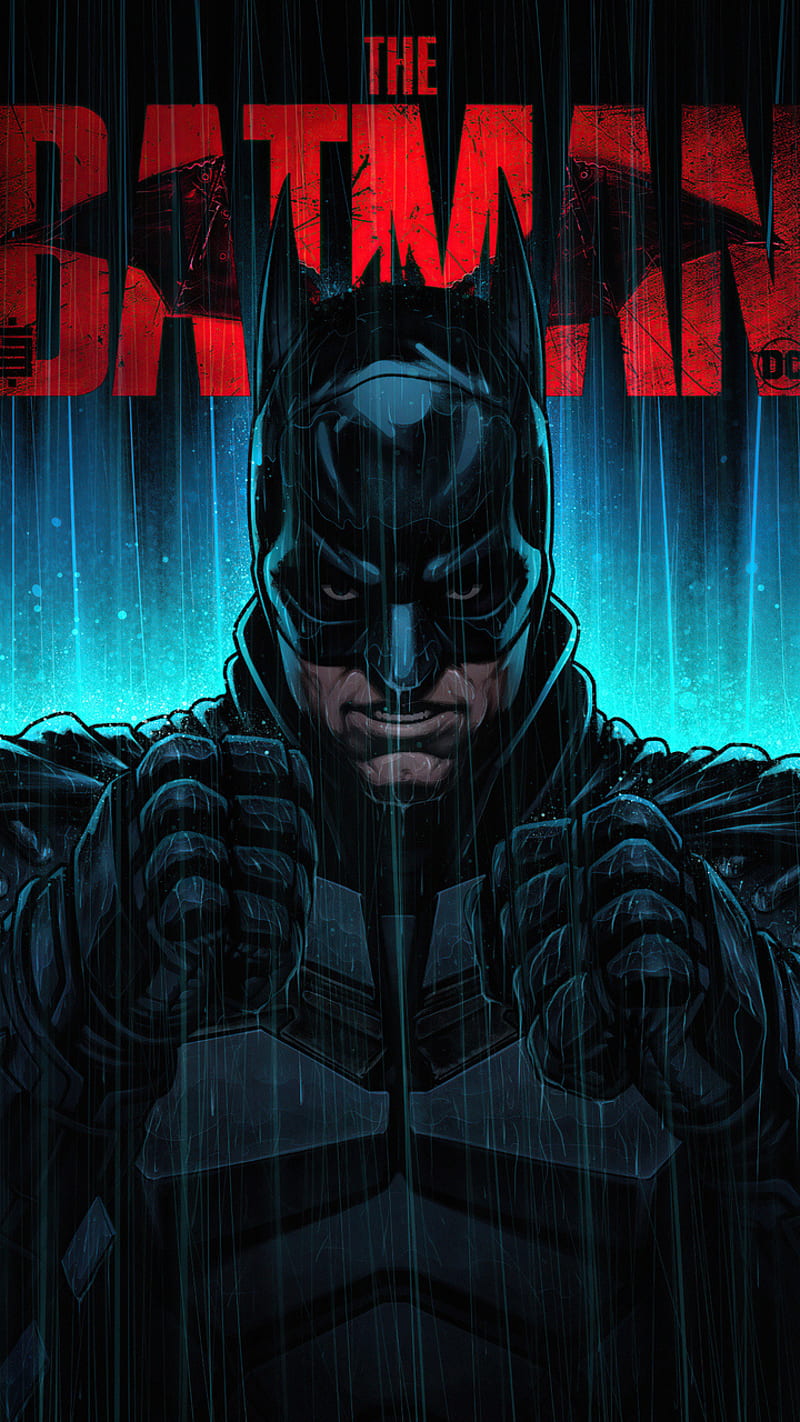 The Batman DC Darkness 2021 Poster 4K Mobile Wallpaper