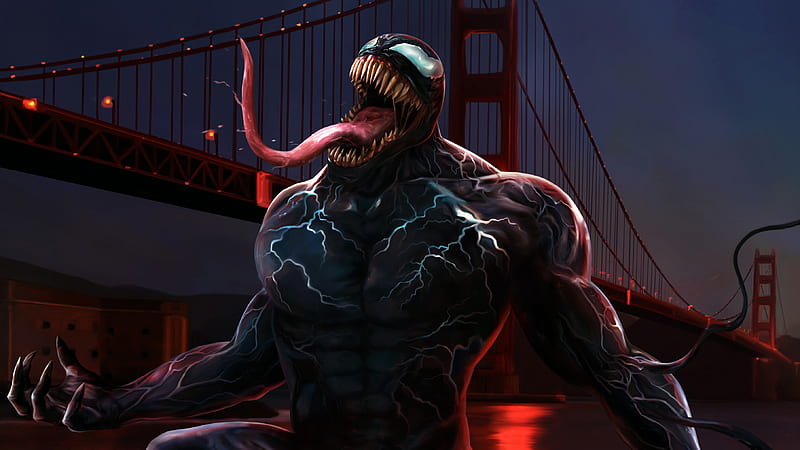 venom Artwork, venom, superheroes, digital-art, artwork, HD wallpaper