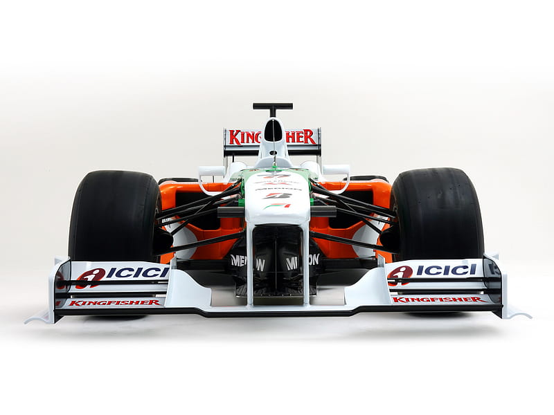 2009 Force India VJM02, Formula 1, Open Top, Race Car, V8, HD wallpaper