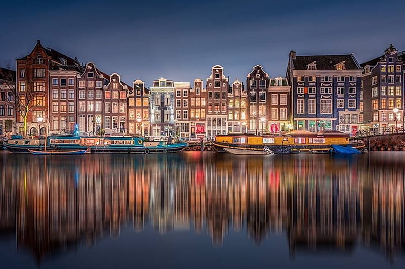 Amsterdam - holanda, ciudad, bonito, ameterdam, holanda, Fondo de pantalla  HD | Peakpx