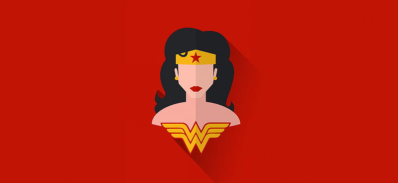 Wonder Woman Minimal, HD wallpaper