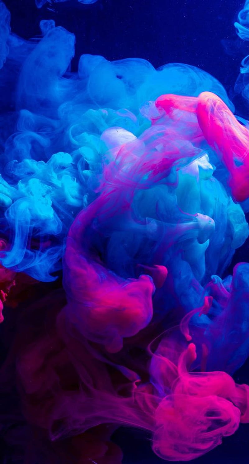 Ink, color, smoke, HD phone wallpaper