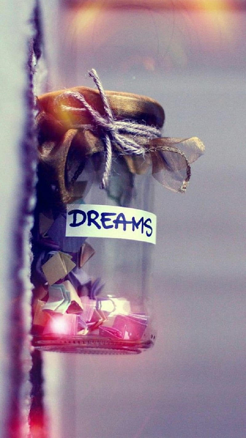 Dreams, jar, HD phone wallpaper