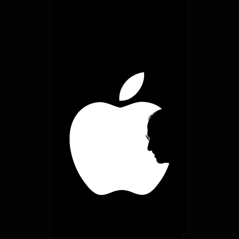 Apple Steve Logo, 2018, ios, iphone, original, stevejobs, HD phone wallpaper