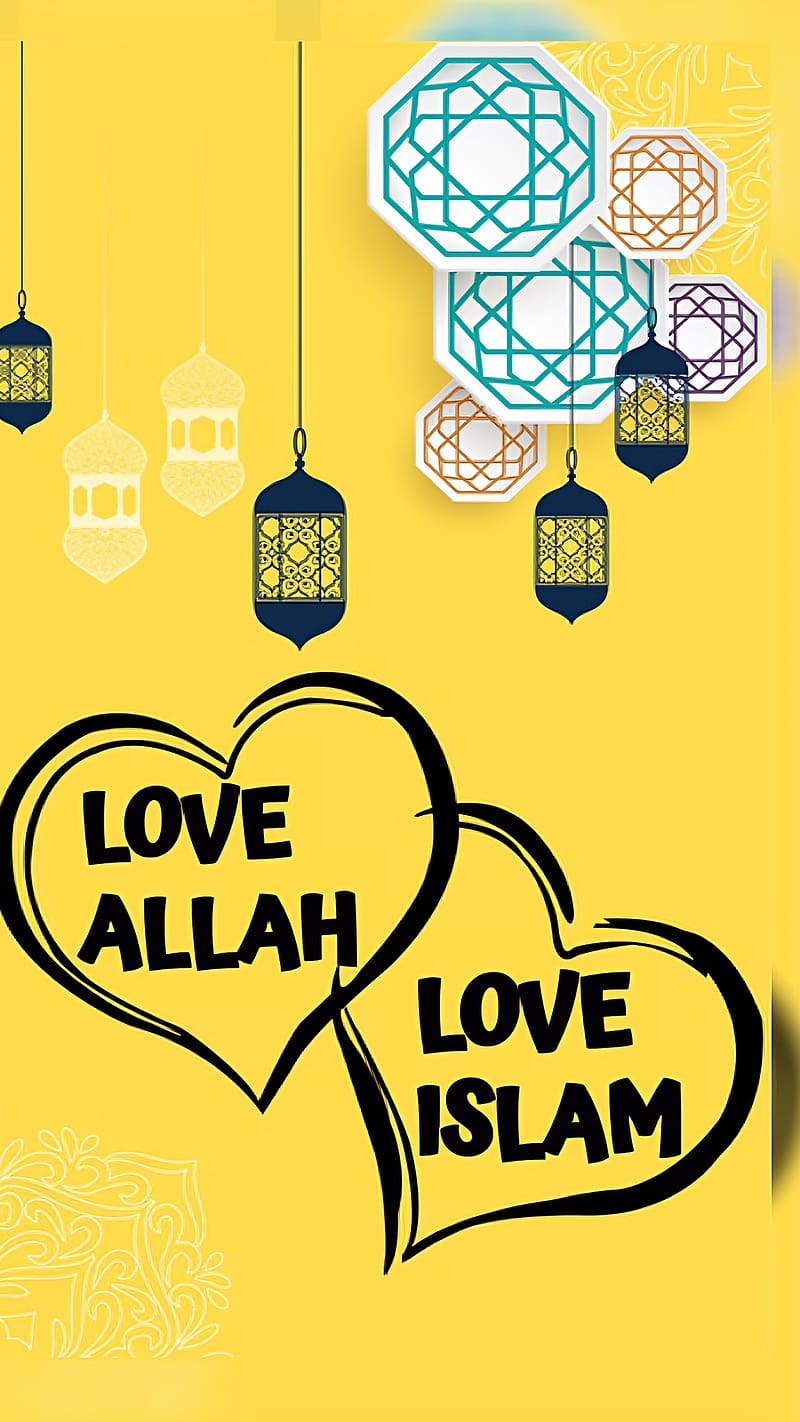 I Love Allah, love allah, love, allah, HD phone wallpaper