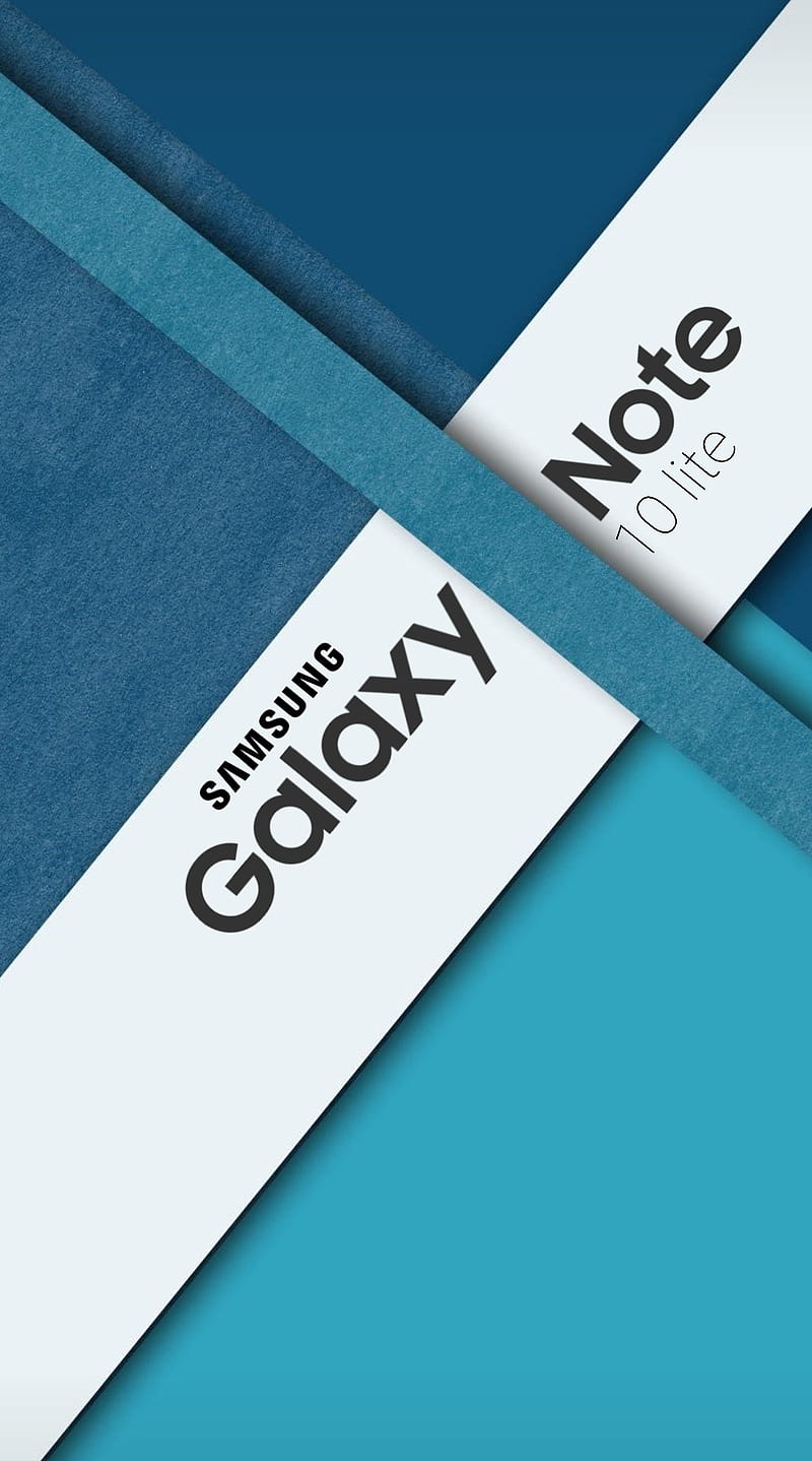Galaxy Note 10, blue, lite, samsung, white, HD phone wallpaper