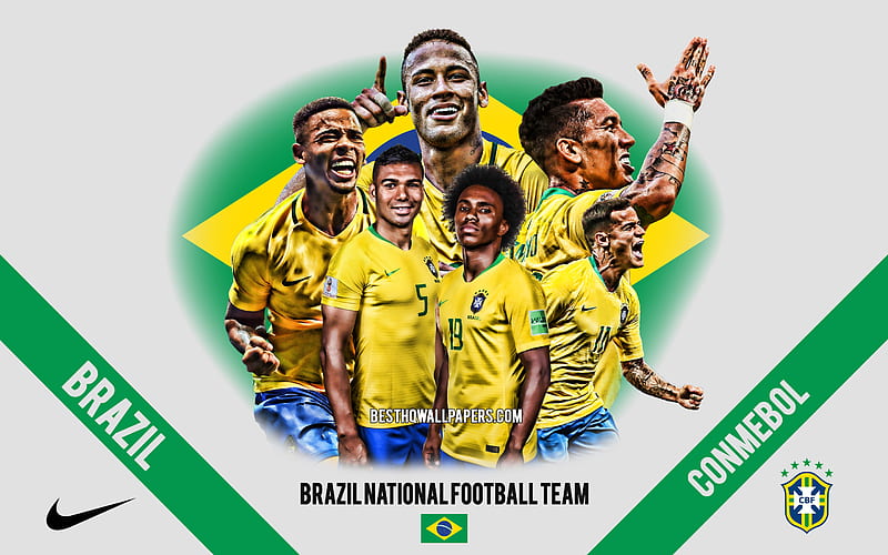 Brazil national football team, 2019 Copa America, team leaders, CONMEBOL,  Brazil, HD wallpaper | Peakpx