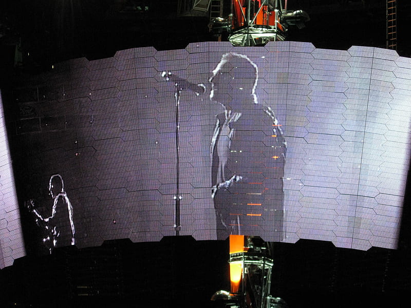 Bono, u2, concert, HD wallpaper