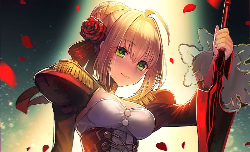 Anime, Red Saber, Fate/extra, Nero Claudius, Fate Series, HD wallpaper ...