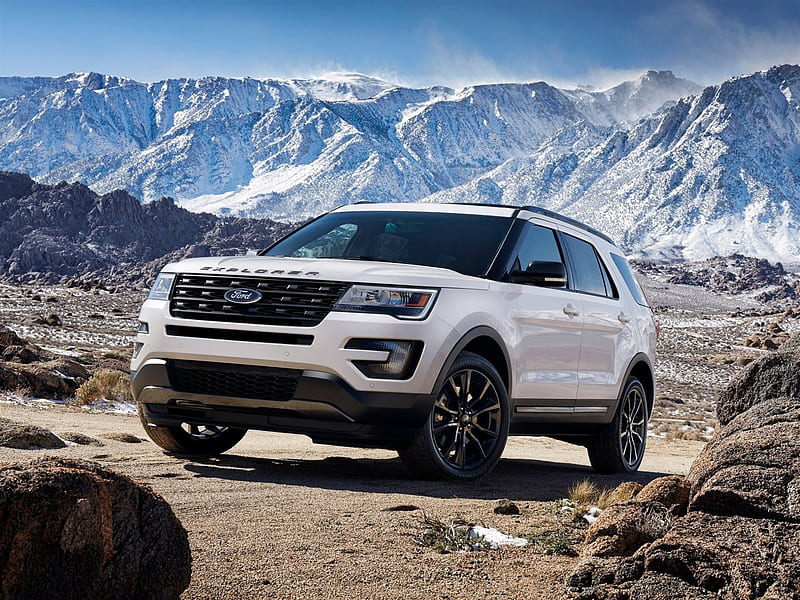 xlt, sport, mountains, ford explorer, appearance, 2016, package, suv, HD wallpaper