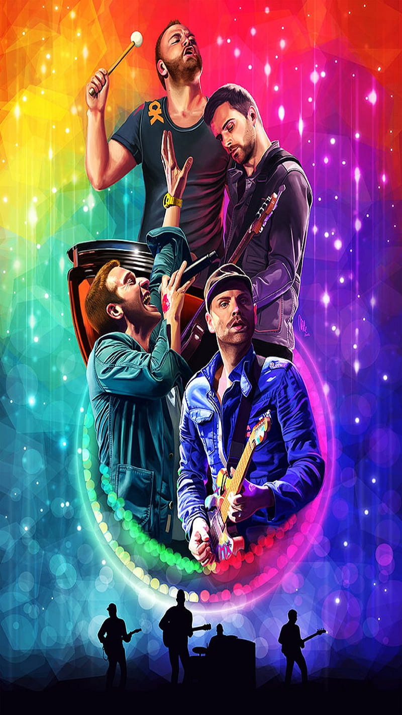 Coldplay, arcoiris, Fondo de pantalla de teléfono HD | Peakpx