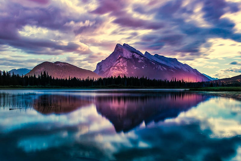 Vermilion Lake, Banff Nat'l. Park, Alberta, mountain, nature ...