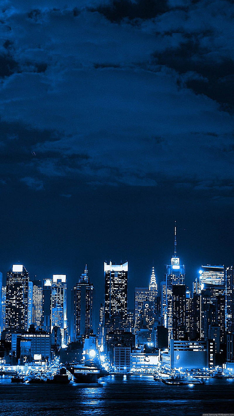 City at Night, city, night, HD phone wallpaper