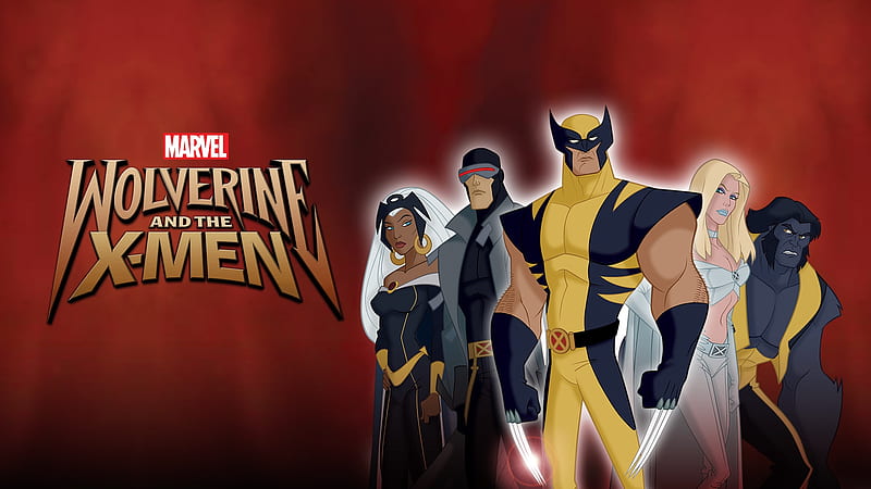X-Men, Wolverine and the X-Men, Beast (Marvel Comics), Cyclops (Marvel Comics), Emma Frost, Logan James Howlett, Storm (Marvel Comics), Wolverine, HD wallpaper