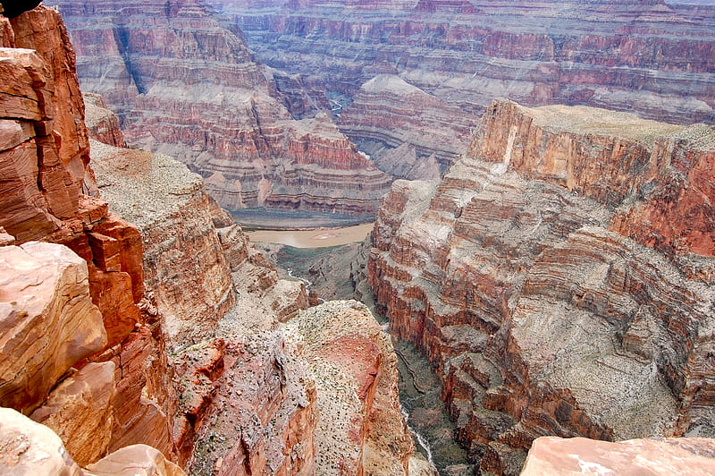 Grand Canyon/point of view, mountains, people, nature, canyons, other, HD wallpaper