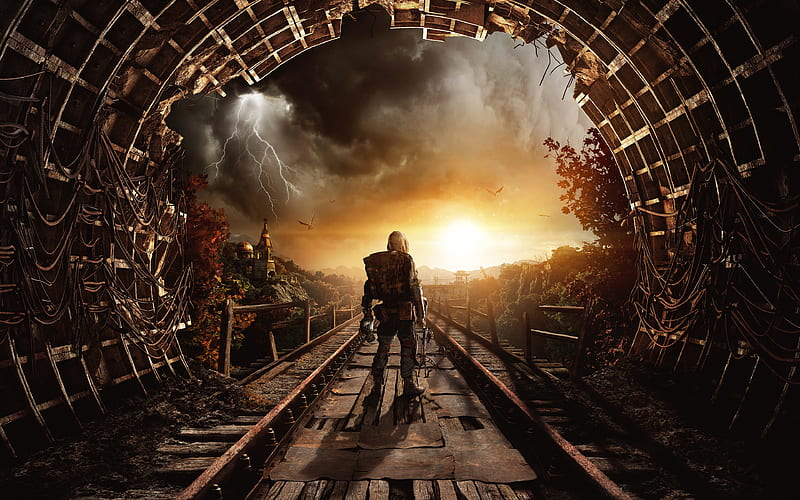 Metro Exodus 2019 games, poster, shooter, HD wallpaper