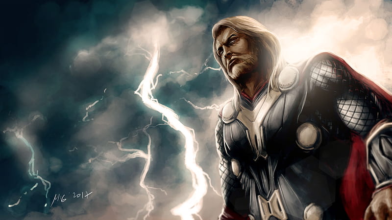 Thor Odinson Fan Art God Of War Raganarok, HD wallpaper