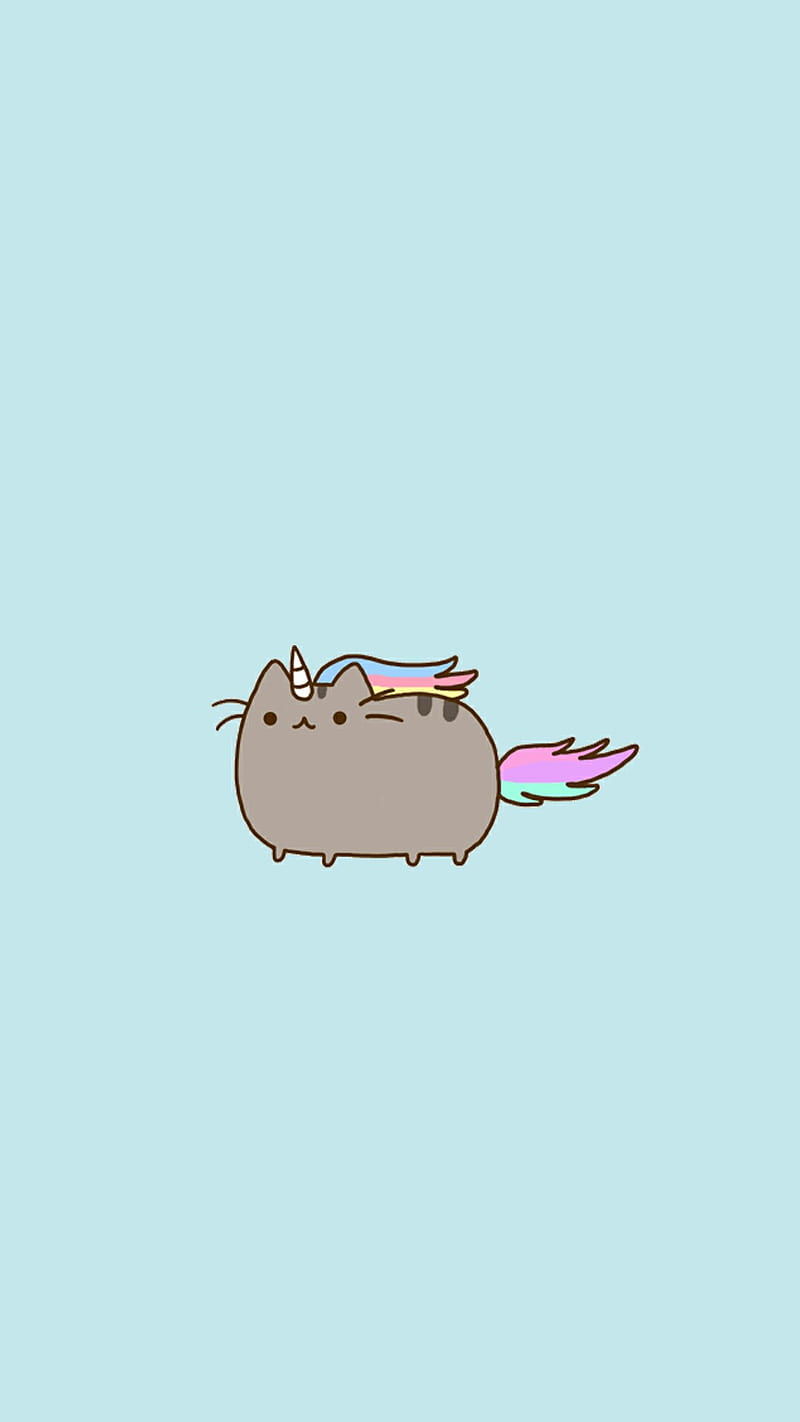 Flying Cat, anime, funny, HD phone wallpaper