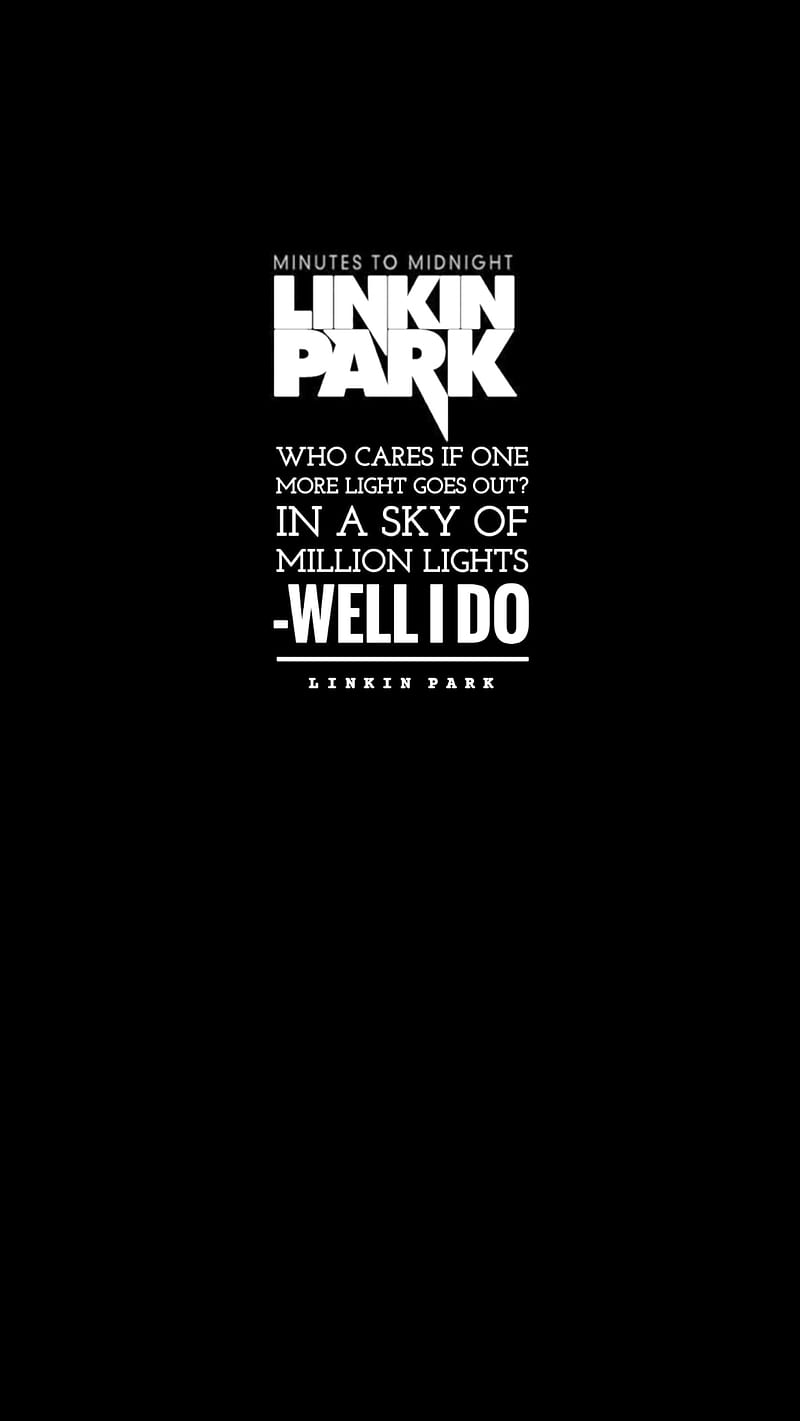Linkin Park, chester bennington, dark, one more light, quotes, HD phone  wallpaper | Peakpx
