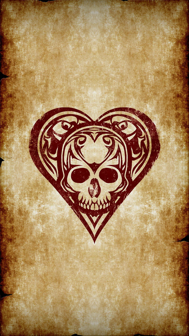 Ace of hearts, emblem, fire, flag, flags, shadows, sketch, spades, teen, wolf, HD phone wallpaper