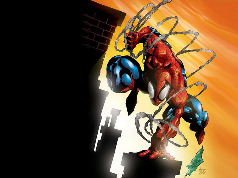 Spider man, marvel, male, boys, heroes, spidey, spiderman, comics, man, HD wallpaper