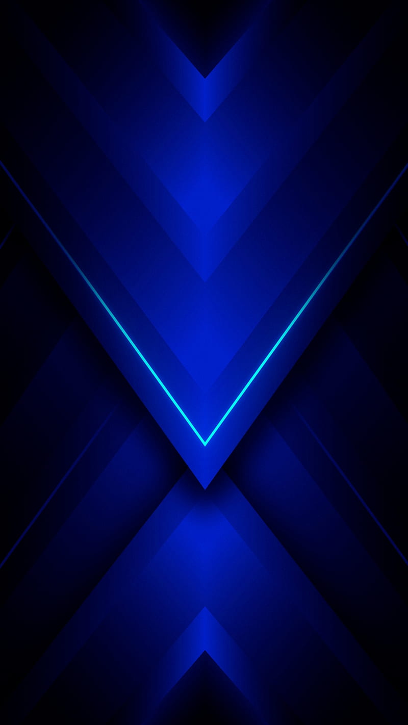 Dark Blue , abstract, HD phone wallpaper