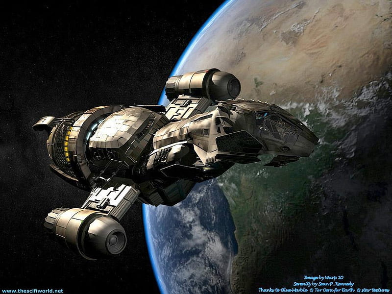 The Space Ship Serenity, TV Shows, Firefly, Fantasy, Science Fiction, HD wallpaper