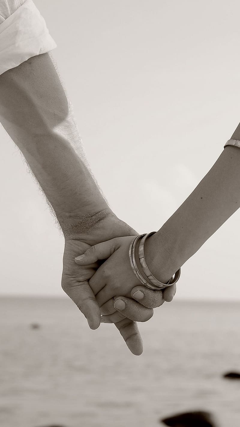 Girl Boy Love, Holding Hands, couple in love, heart, relationship, HD phone wallpaper