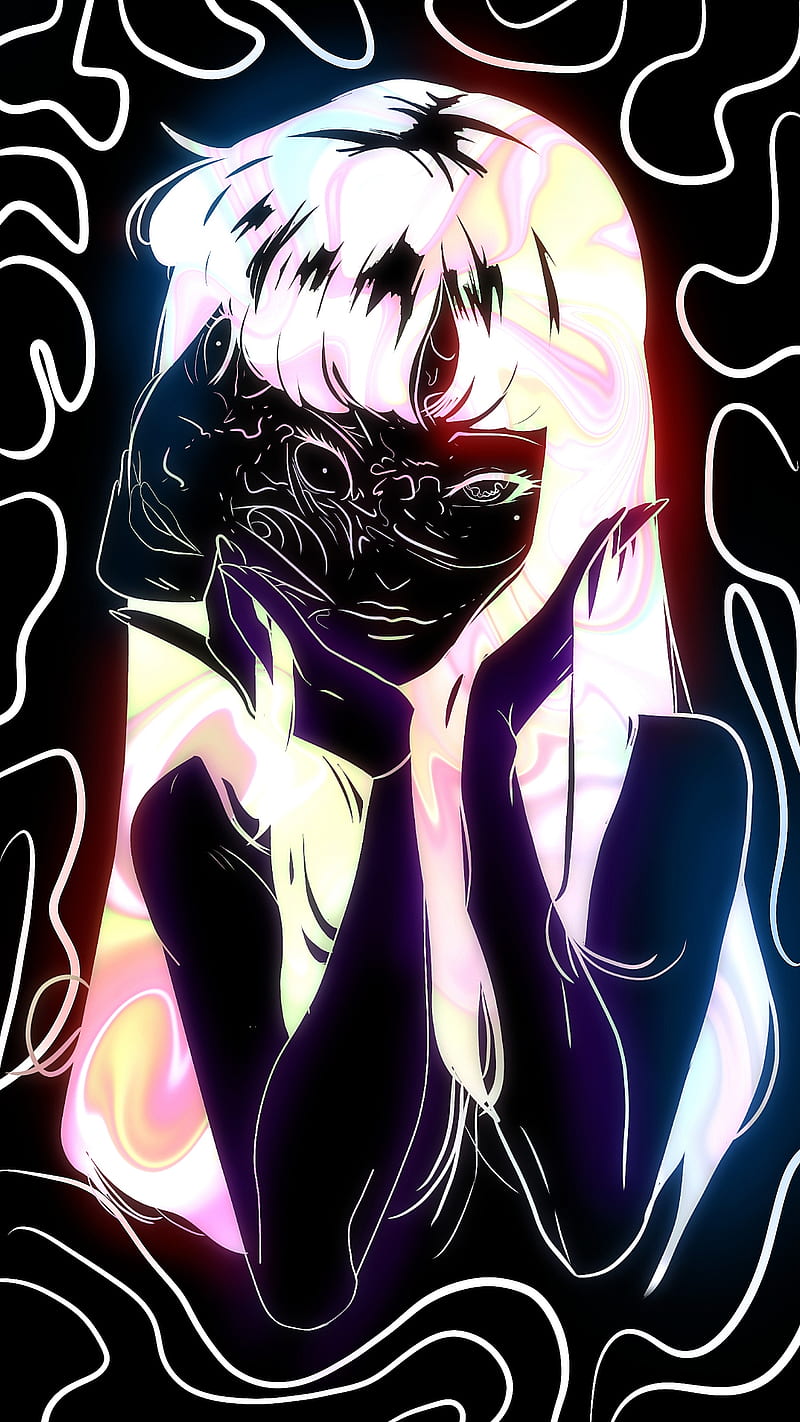 Anime Girl 21 Iphone Trippy Hd Phone Wallpaper Peakpx