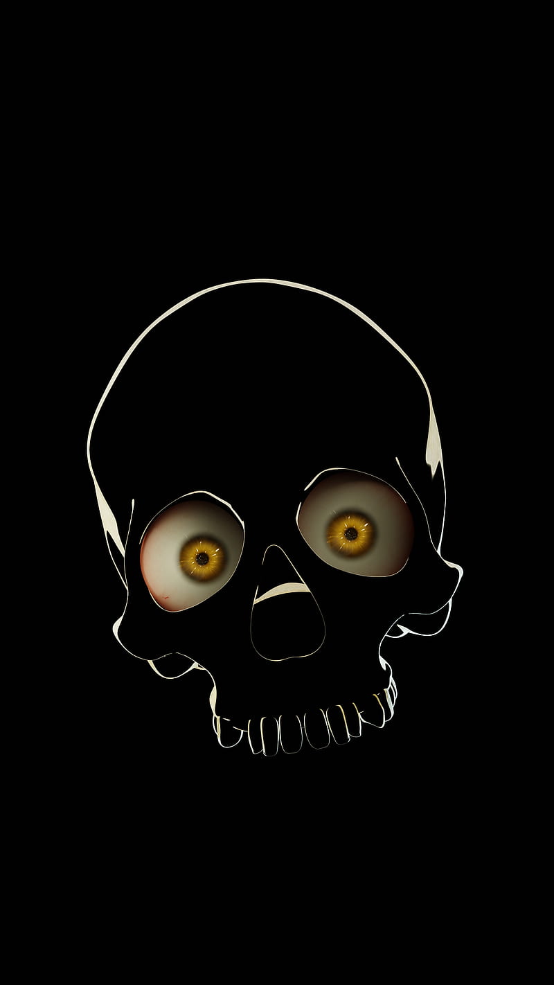 Gold Skull, Ancient, black, bones, dark, dead, death, eyes, funny,  halloween, HD phone wallpaper | Peakpx