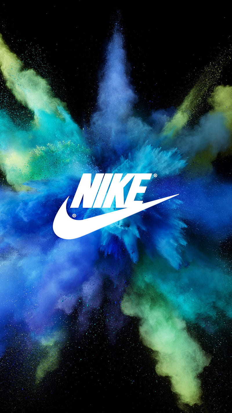 Nike Powder, colors, dust, stars, HD phone wallpaper