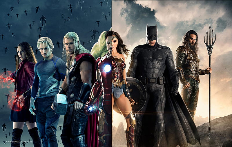 Justice League V Avengers Assemble: The Ultimate Fight For Cinematic Super Group Supremacy, HD wallpaper