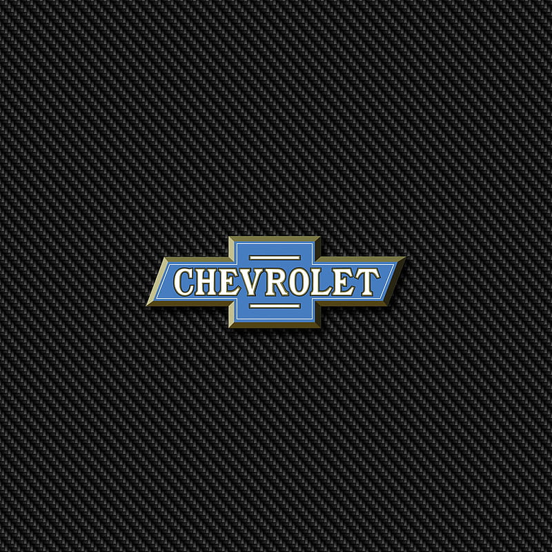 Chevy Vintage Carbon, badge, chevrolet, emblem, logo, HD phone wallpaper