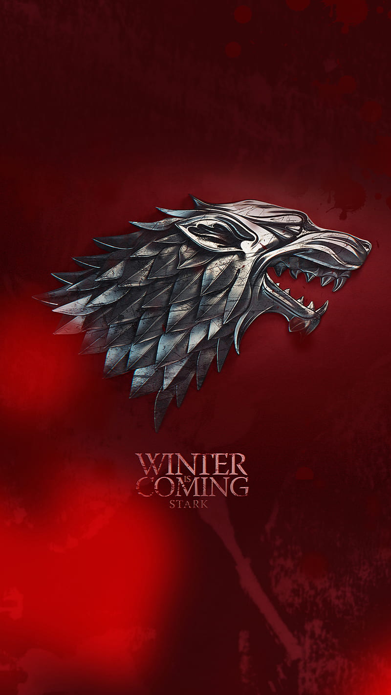Game of Thrones, direwolf, gameofthrones, got, ned, stark, winter is coming, HD phone wallpaper