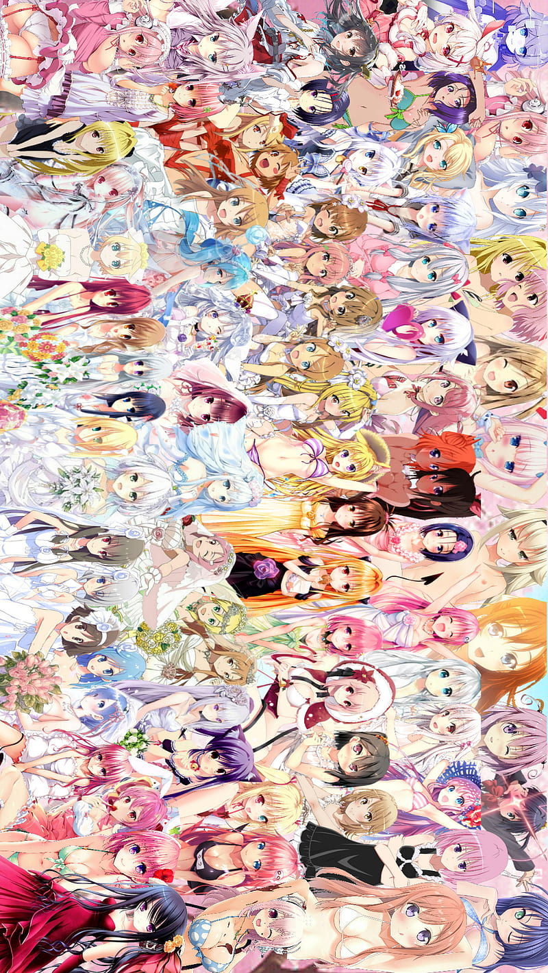 Anime, anime waifu, nime, HD phone wallpaper