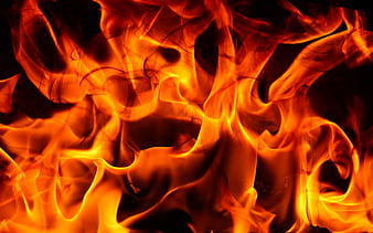 fire flames fire texture, burn, fire, HD wallpaper