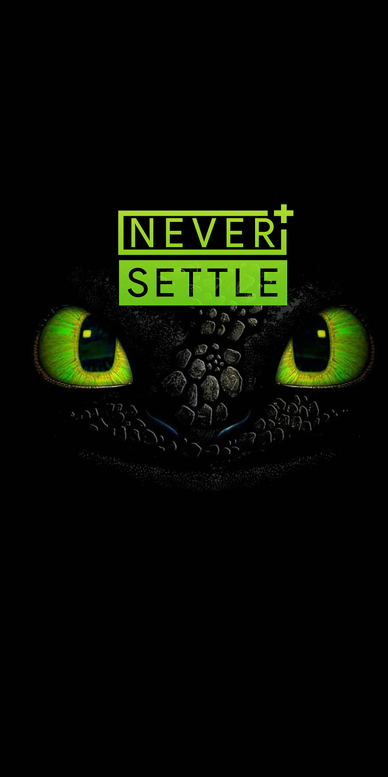 NEVER SETTLE WP 3, black, dragon, green, iphone x, never settle, oneplus, theme, HD phone wallpaper