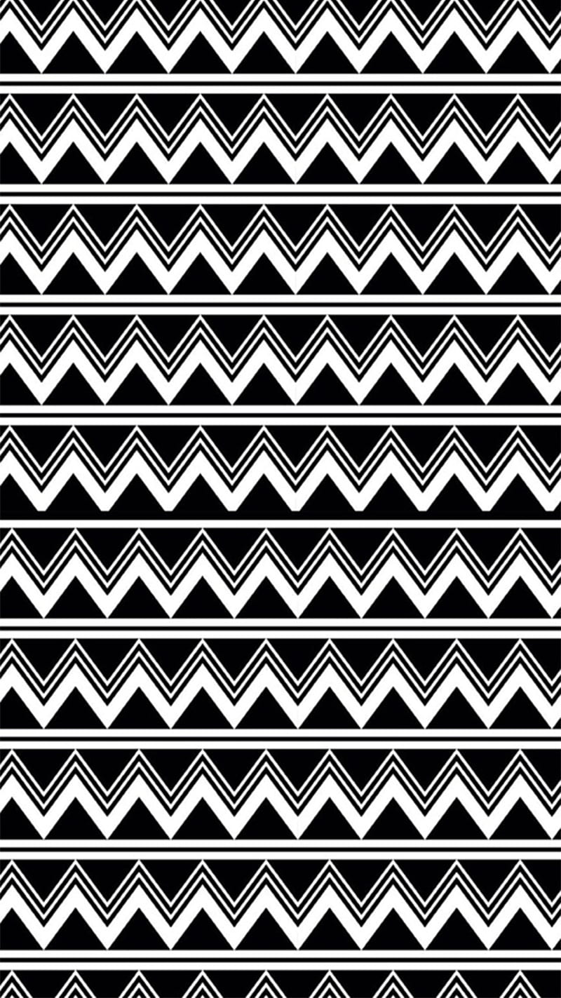 Black and white zig zag striped background Vector Image