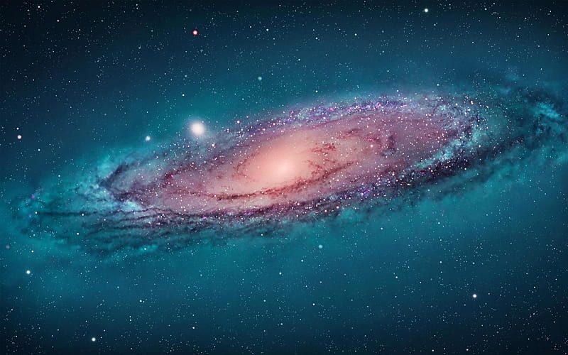 Andromeda Galaxy, stars, nebula, universe, space, cosmos, clouds, galaxies, sky, HD wallpaper