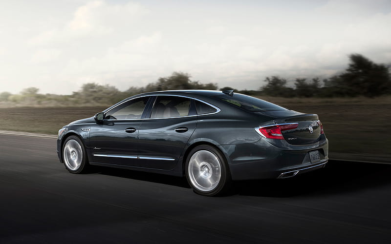 Buick LaCrosse, 2018 side view, business class new gray LaCrosse, American cars, Buick, HD wallpaper