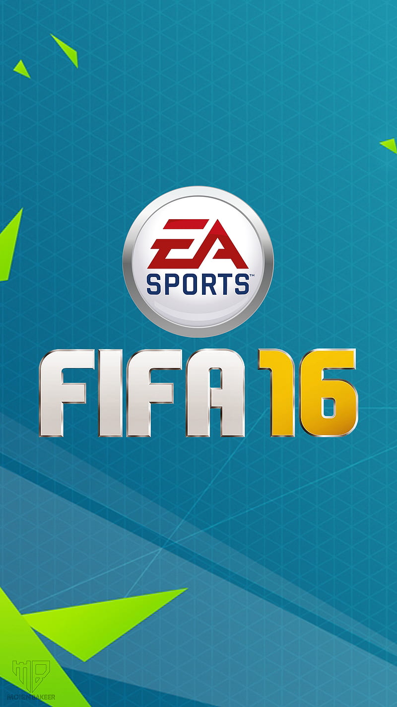 FIFA 16 Logo, 2016, ea, ea sports, fifa 16, football, game, HD phone wallpaper
