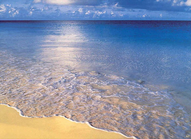 Netherland Antilles, oceans, nature, sky, beaches, HD wallpaper