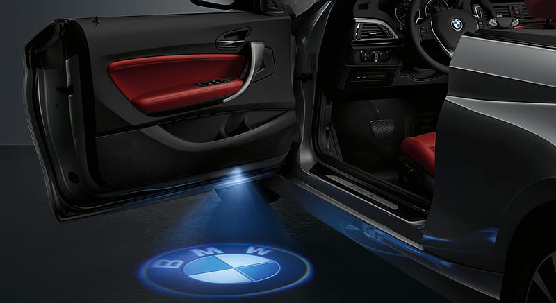 2015 BMW 2-Series Convertible - LED Door Projector - Interior Detail , car, HD wallpaper