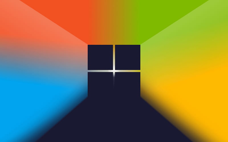 Windows logo, Windows creative background, Windows emblem, windows, HD wallpaper