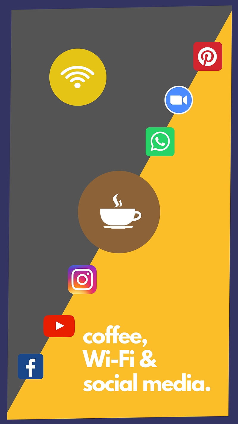 Coffee and WiFi, LibicoStore, cool, elegant , neat, premium, social media, HD phone wallpaper