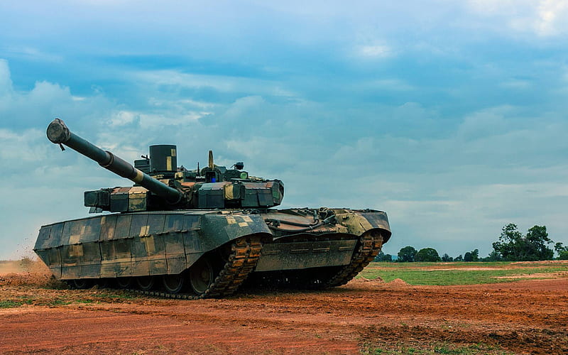 Oplot-M, modern Ukrainian tank, Ukraine, modern armored vehicles, battle tank, HD wallpaper