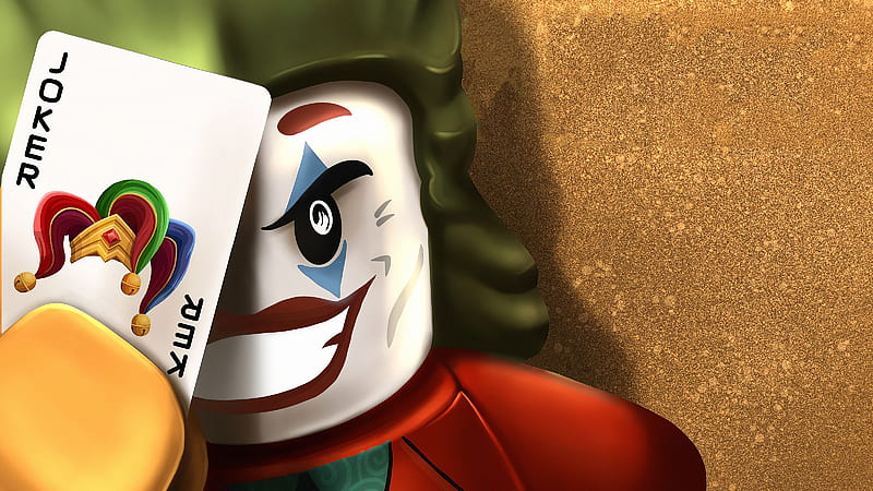 Joker Lego Art, joker-movie, joker, superheroes, supervillain, HD wallpaper