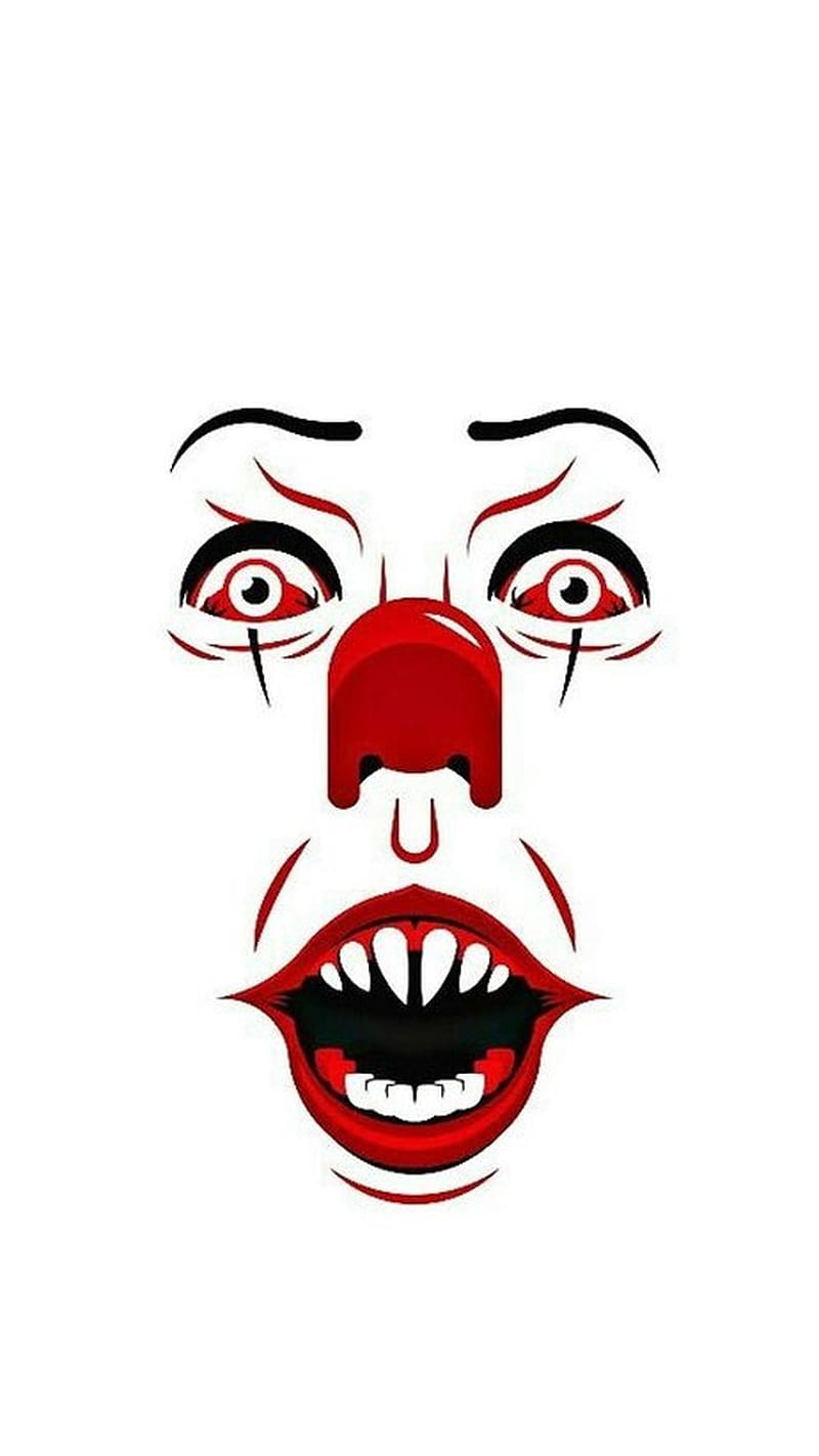 clown pennywise, evil clown, face evil, it movie, payaso eso, pennywise, scary, HD phone wallpaper